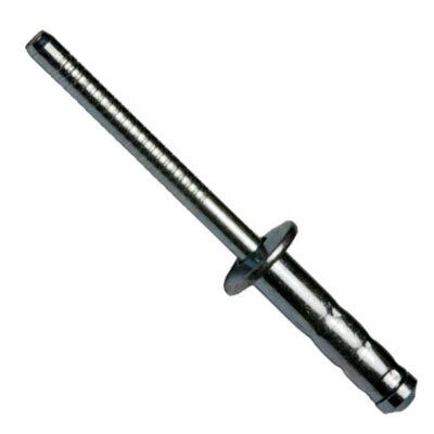 Заклепка DIN 7337 вытяжная стандартный бортик, многозажимная, ST/ST M4.8х13.5