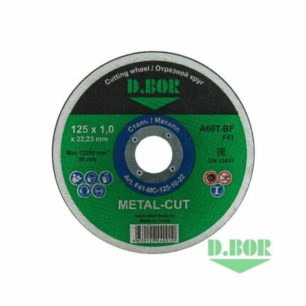 Отрезной диск D.BOR по металлу METAL-CUT A60T-BF, F41, 125x1x22,23