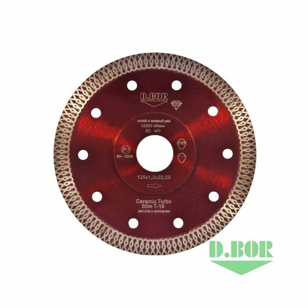 ÐÐ»Ð¼Ð°Ð·Ð½Ñ‹Ð¹ Ð´Ð¸ÑÐº D.BOR Ceramic Turbo Slim T-10, 115x1,2x22,23