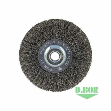 Щётка D.BOR дисковая гофрированная для УШМ, METAL Standard, 100xМ14