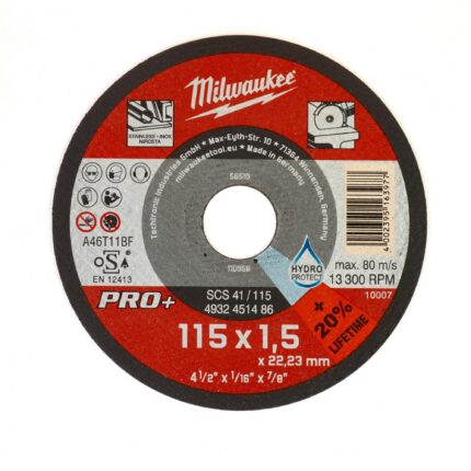 Отрезной диск Milwaukee SCS 41/115х1,5 PRO+