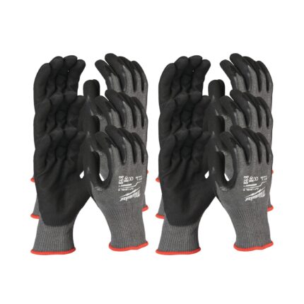 ÐŸÐµÑ€Ñ‡Ð°Ñ‚ÐºÐ¸ Milwaukee Ñ ÑƒÑ€Ð¾Ð²Ð½ÐµÐ¼ ÑÐ¾Ð¿Ñ€Ð¾Ñ‚Ð¸Ð²Ð»ÐµÐ½Ð¸Ñ Ð¿Ð¾Ñ€ÐµÐ·Ð°Ð¼ 5, Ñ€Ð°Ð·Ð¼ÐµÑ€ XL/10 12 ÑˆÑ‚.