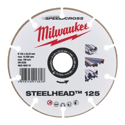 ÐÐ»Ð¼Ð°Ð·Ð½Ñ‹Ð¹ Ð´Ð¸ÑÐº Milwaukee STEELHEAD 125