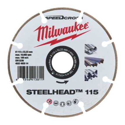 ÐÐ»Ð¼Ð°Ð·Ð½Ñ‹Ð¹ Ð´Ð¸ÑÐº Milwaukee STEELHEAD 115