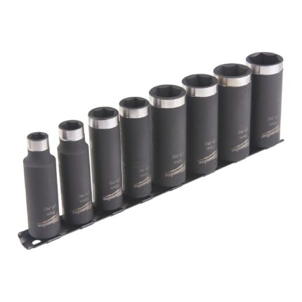 ÐÐ°Ð±Ð¾Ñ€ ÑƒÐ´Ð»Ð¸Ð½ÐµÐ½Ð½Ñ‹Ñ… Ð³Ð¾Ð»Ð¾Ð²Ð¾Ðº Milwaukee Shockwave 3/8" 8 ÑˆÑ‚.