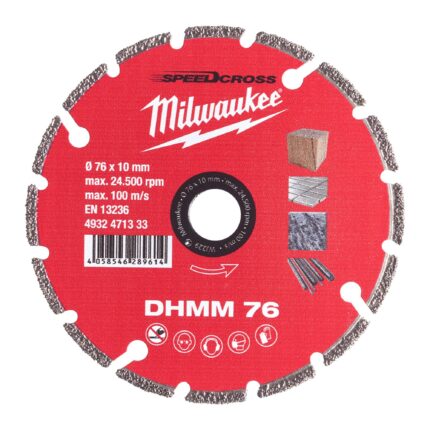 ÐÐ»Ð¼Ð°Ð·Ð½Ñ‹Ð¹ Ð´Ð¸ÑÐº Milwaukee DHMM 76 Ð¼Ð¼
