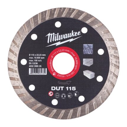 ÐÐ»Ð¼Ð°Ð·Ð½Ñ‹Ð¹ Ð´Ð¸ÑÐº Milwaukee DUT 115