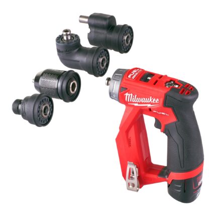 Ð”Ñ€ÐµÐ»ÑŒ-ÑˆÑƒÑ€ÑƒÐ¿Ð¾Ð²ÐµÑ€Ñ‚ Milwaukee ÑÐ¾ ÑÐ¼ÐµÐ½Ð½Ñ‹Ð¼Ð¸ Ð½Ð°ÑÐ°Ð´ÐºÐ°Ð¼Ð¸ M12 FDDXKIT-202X